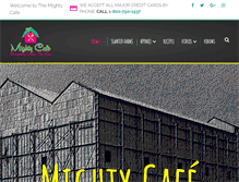 Tablet Screenshot of mightycafe.com
